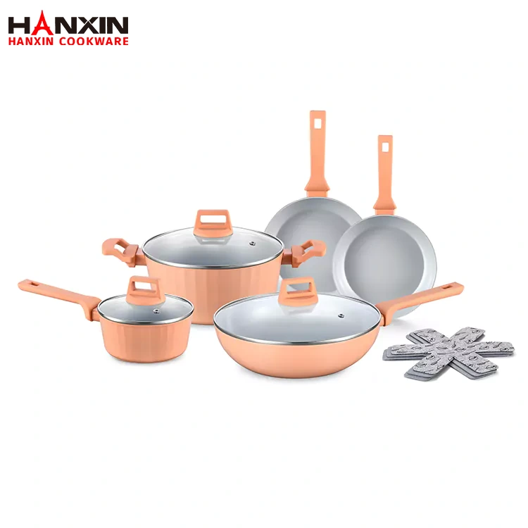 Set Peralatan Dapur Bawah Induksi Seramik Aluminium