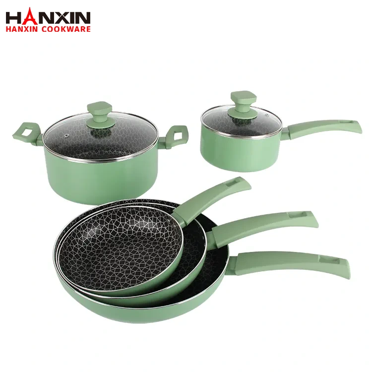 Set Alat Memasak Tidak Melekat Ditekan Aluminium Set Alat Memasak Tidak Melekat Ditekan Aluminium